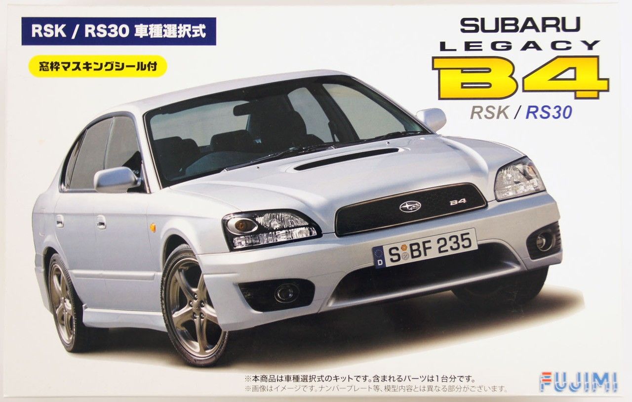 Сборная модель Subaru Legacy B4 RSK (1/24) FU03932 FUJIMI Япония - купить с  доставкой по выгодным ценам в интернет-магазине OZON (873348443)