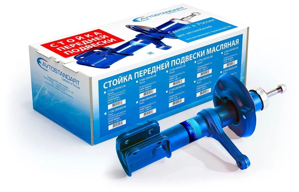 Стойка передняя правая (амортизатор) для Веста седан и универсал (ВАЗ 2180) Автостандарт