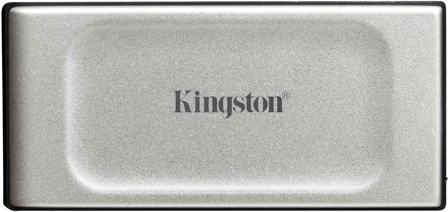 500 ГБ Внешний SSD Kingston XS2000, USB 3.2 Gen2x2 Type-C, серебристый