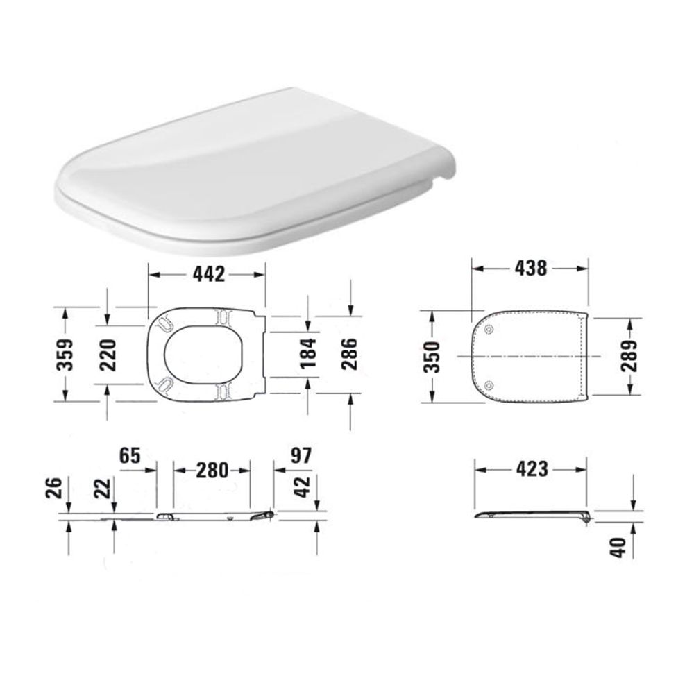 Duravit Крышка Для Унитаза С Микролифтом Купить