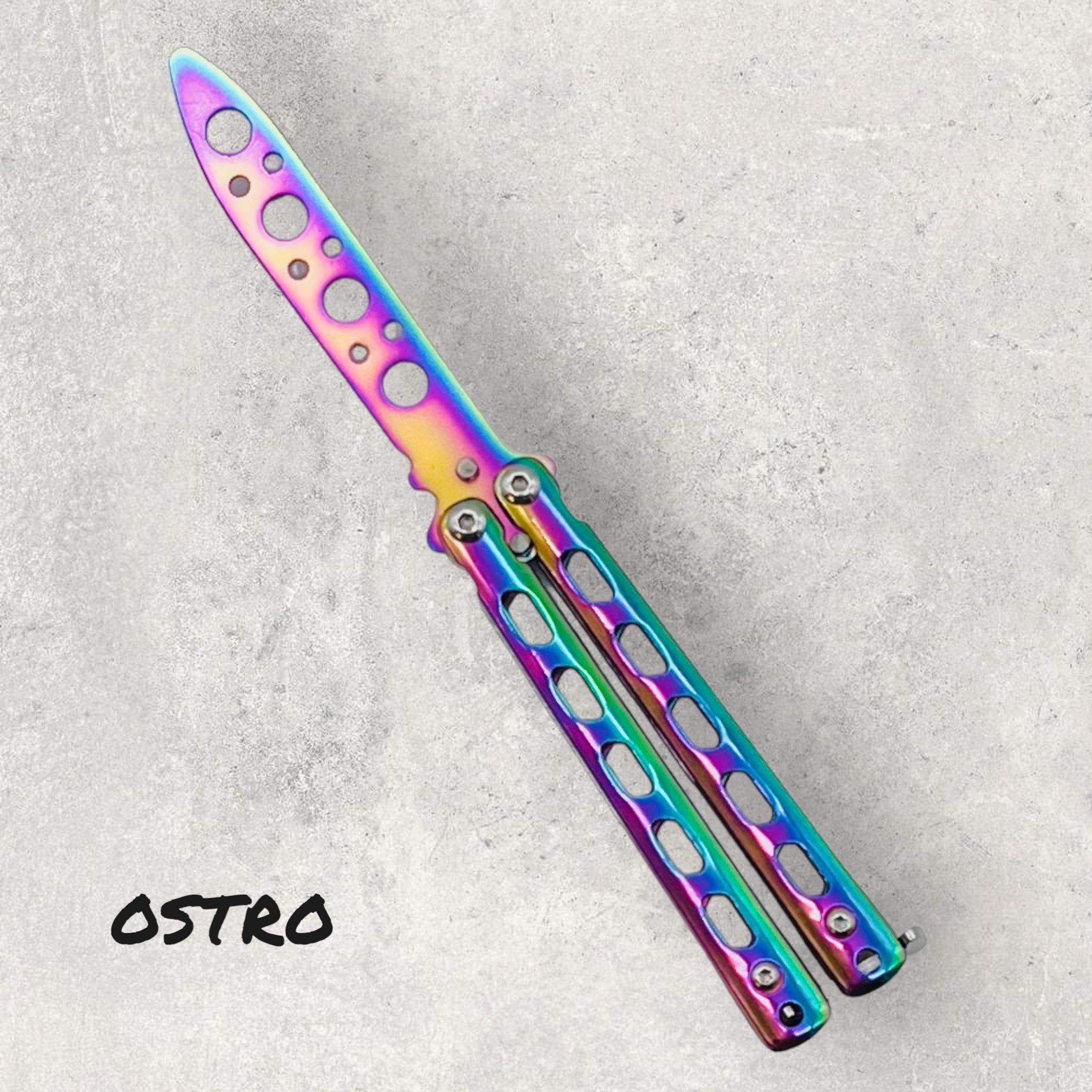 Нож-бабочка OSTRO тренировочный, длина лезвия 7.8 см, длина лезвия 7,8 см -  купить с доставкой по выгодным ценам в интернет-магазине OZON (226958441)