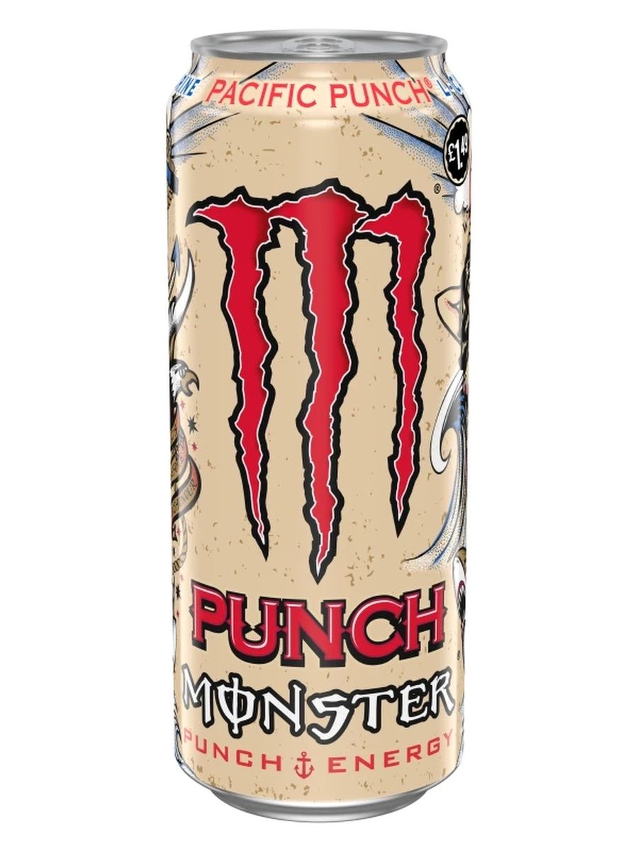 Энергетический напиток Monster Energy Pacific Punch / Монстр Пасифик Пунш  500 мл - купить с доставкой по выгодным ценам в интернет-магазине OZON  (386814766)