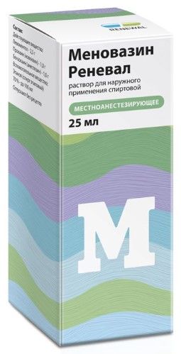 Меновазин Реневал р-р д/наружн. прим. спиртовой 25мл флак.