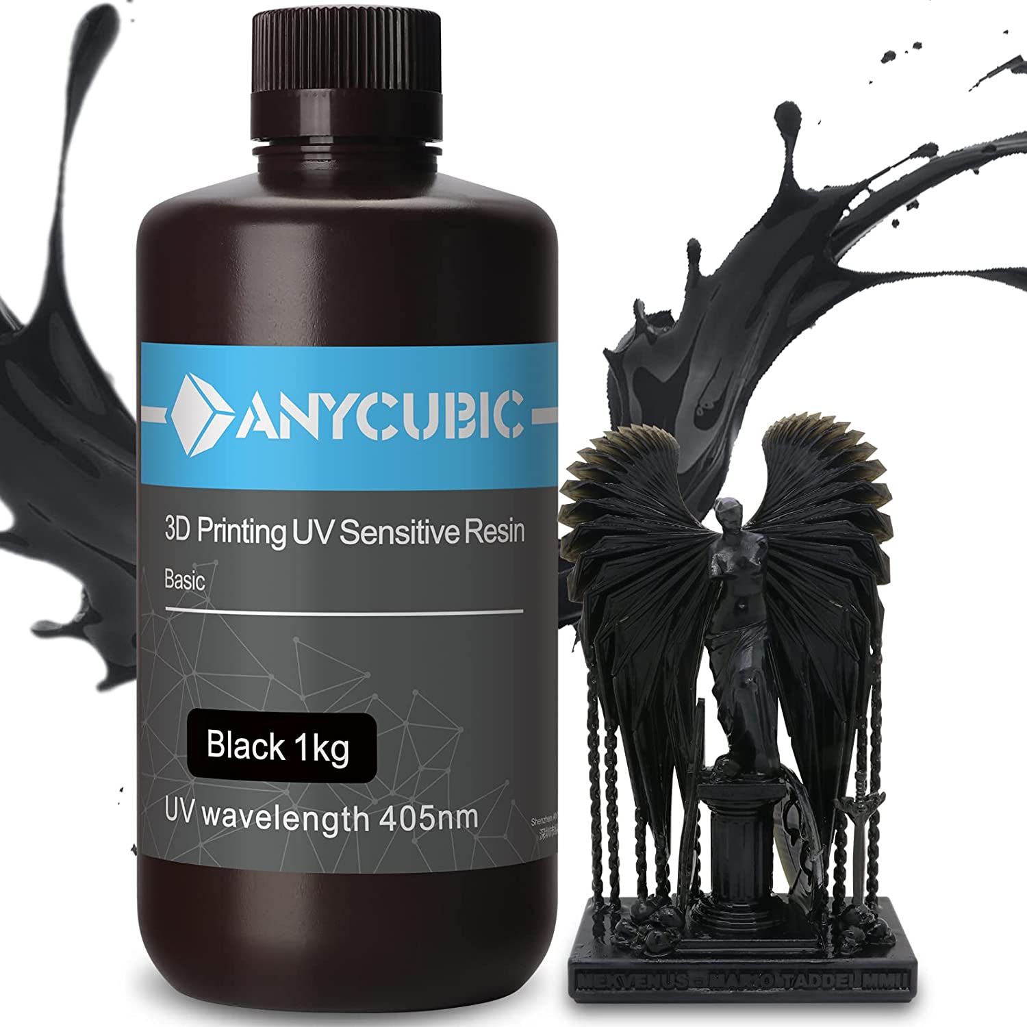 Фотополимерная смола anycubic. Смола Anycubic UV. Смола Anycubic Basic, черная. Фотополимерная смола черная. Фотополимерная смола Anycubic Photon Basic серая.