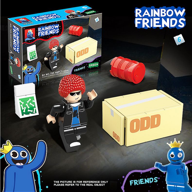 Lego Rainbow Friends из Roblox, Лего Радужные Друзья, набор 6в1