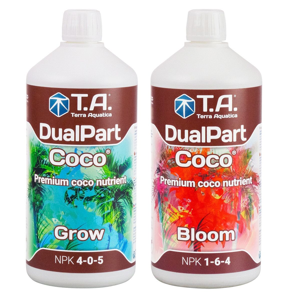 Water Live удобрение. DUALPART Coco Set. Terra Aquatica 1part nutrient Bloom NPK 4/8-7. Кокосовый субстрат Terra Coco.