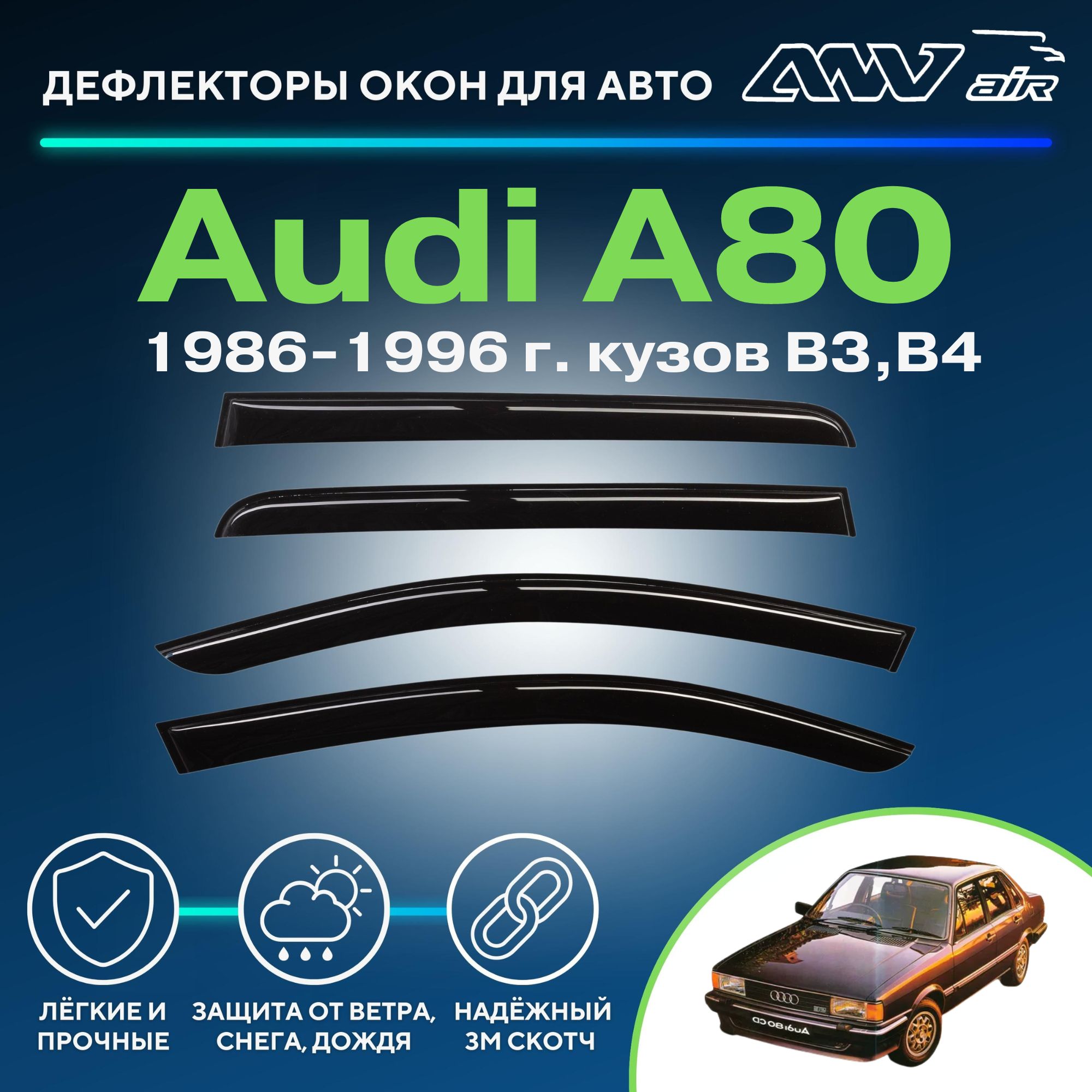 Автозапчасти Audi 80 B3 Кузов – купить в интернет-магазине OZON по низкой  цене