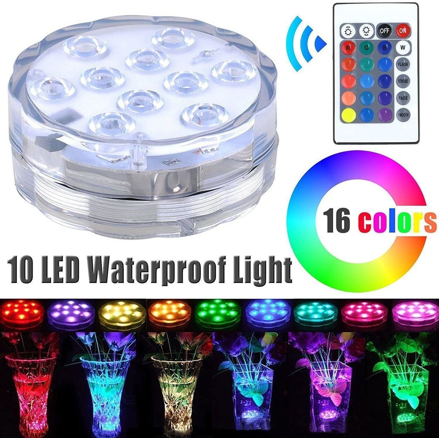 Waterproof led Light. Color led Lights Control.