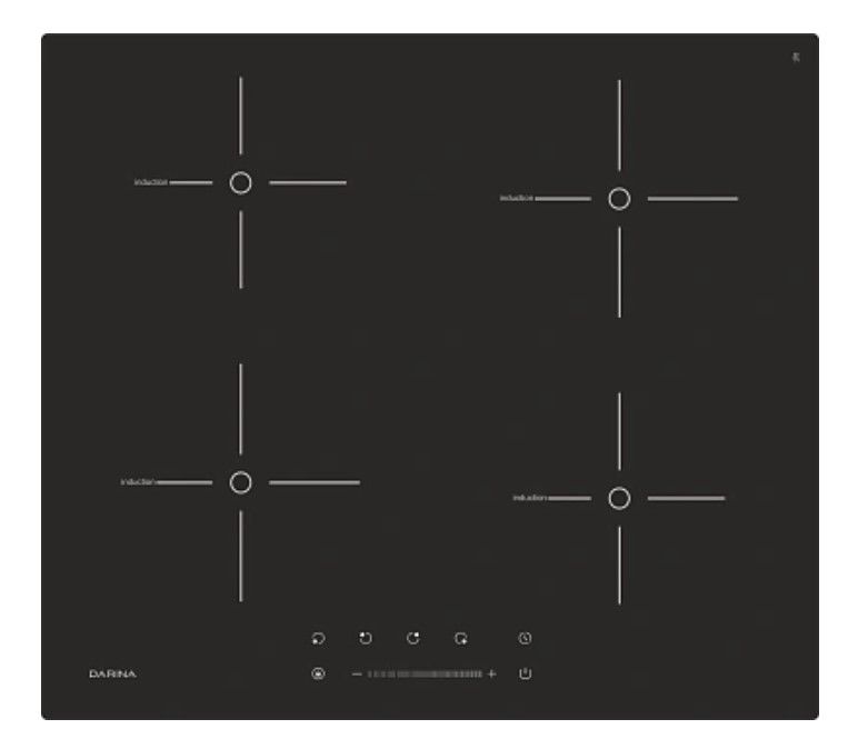 Варочная панель индукционная Darina PL EI313 B