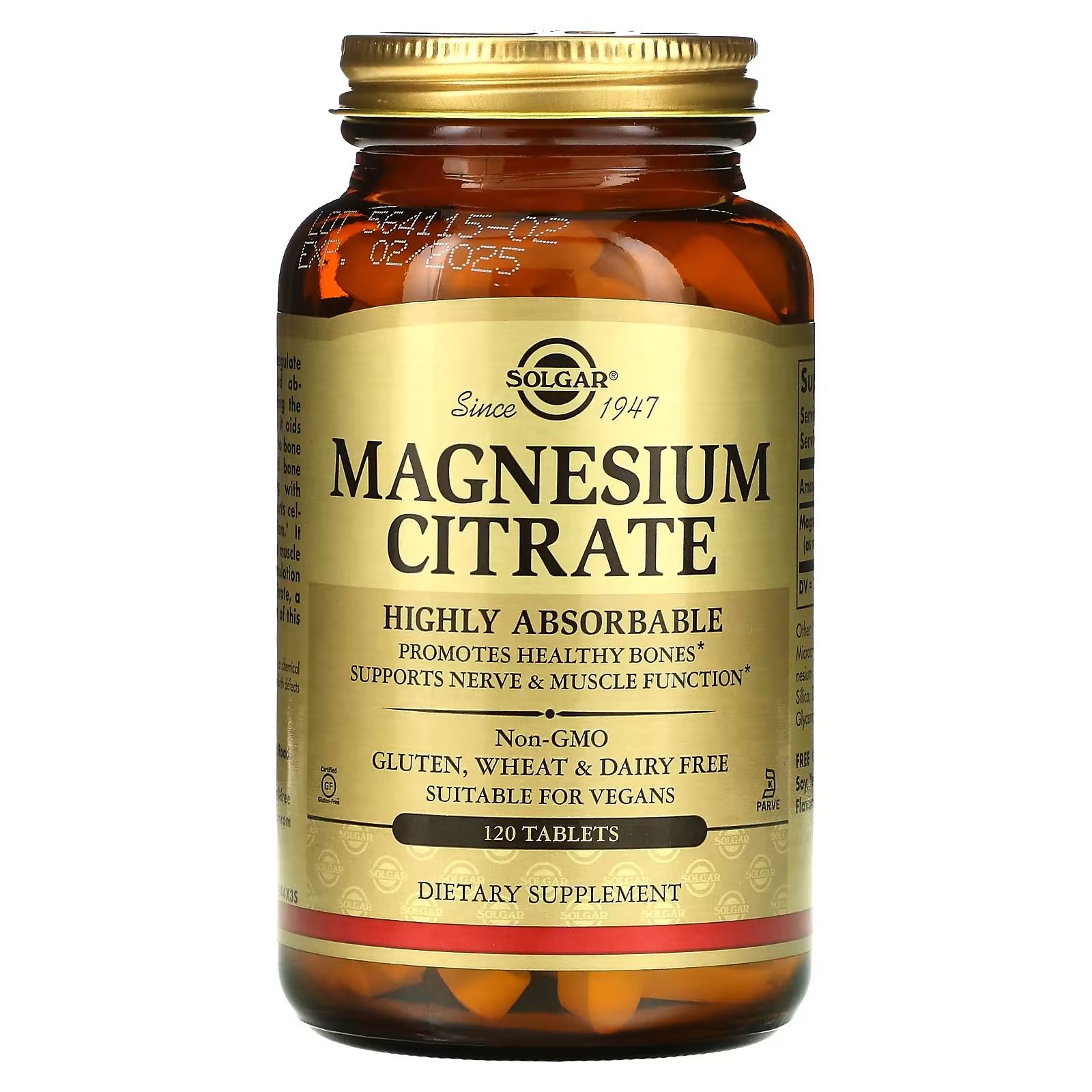 Solgar magnesium citrate таблетки