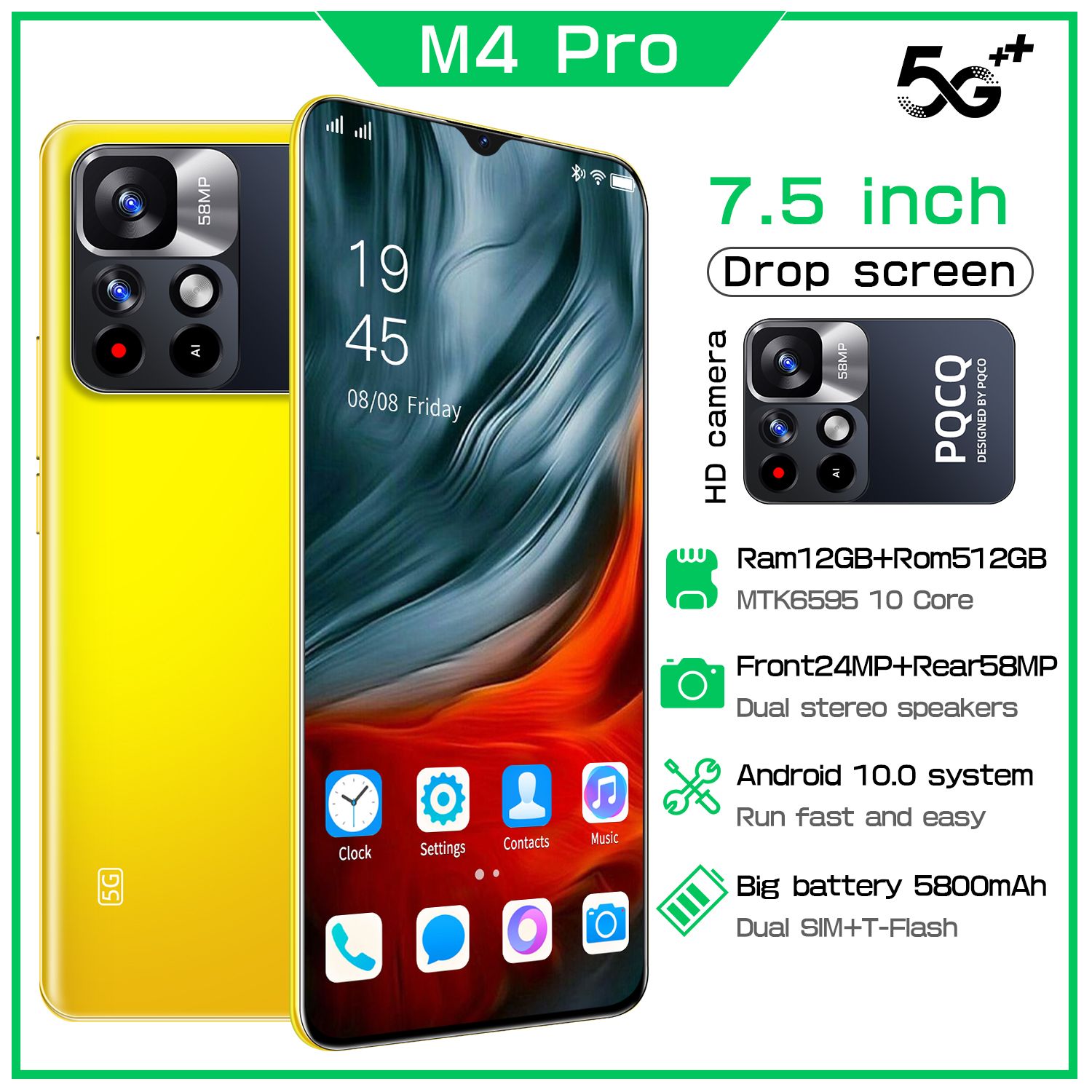 Смартфон m6 pro 12 512 гб