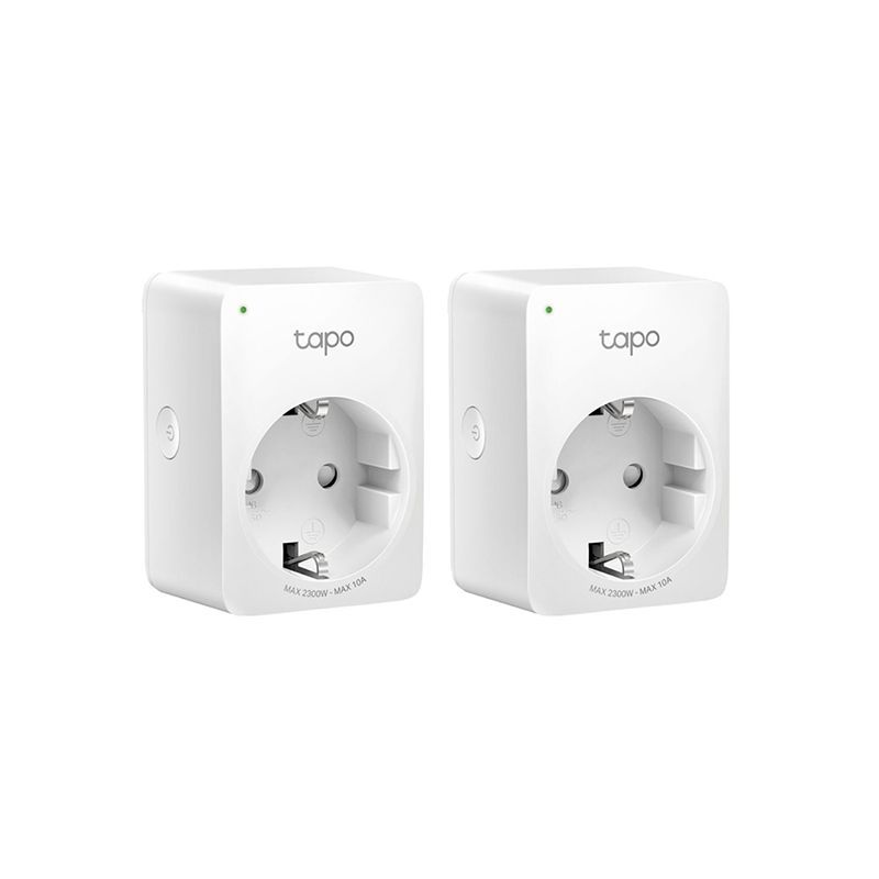 Умная розетка TP-Link Tapo P100 (2-pack) Wi-Fi белый