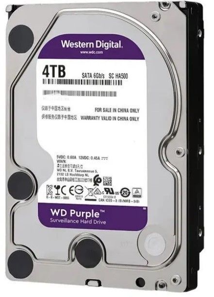 Western Digital 4 ТБ Внутренний жесткий диск (WD40PURX) 