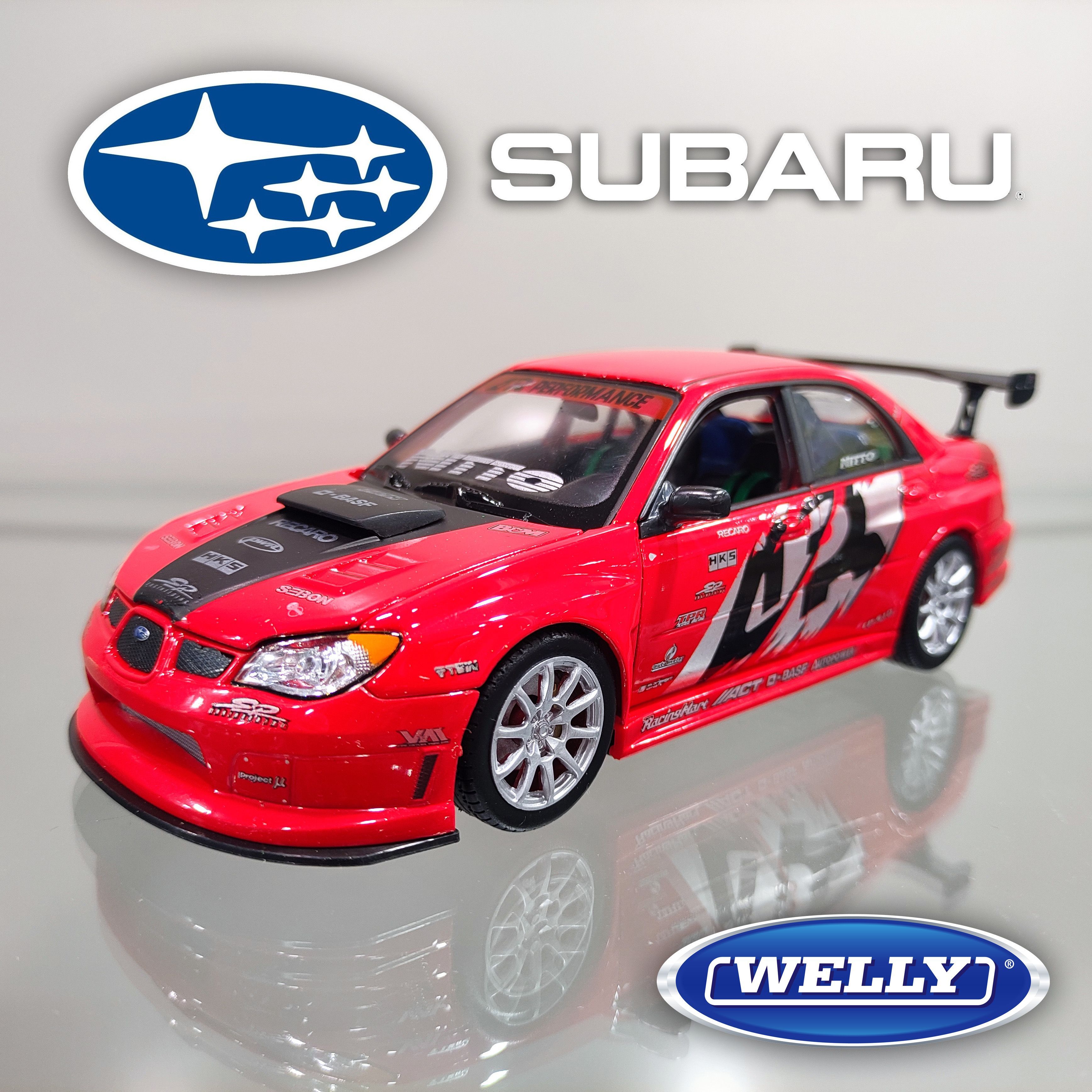 1:24 Welly 29370 Subaru Impreza WRX STI APR Perfomance модель автомобиля  Субару - купить с доставкой по выгодным ценам в интернет-магазине OZON  (925837779)