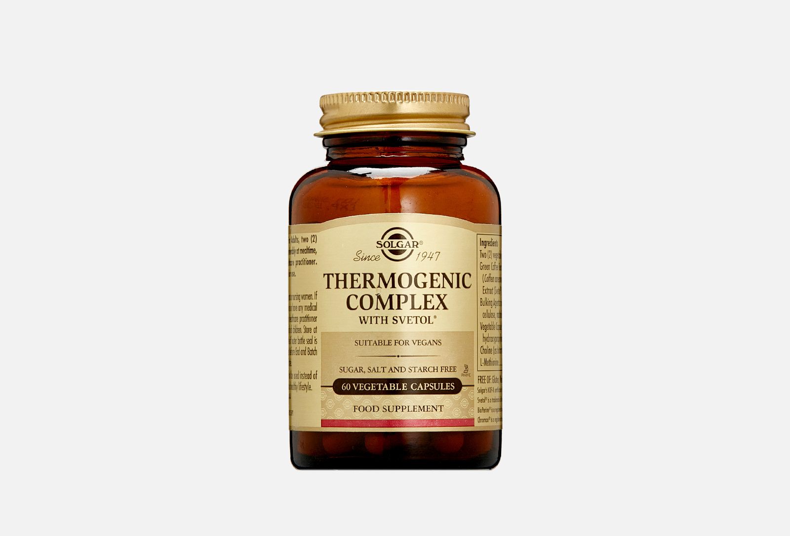 Solgar thermogenic complex with svetol