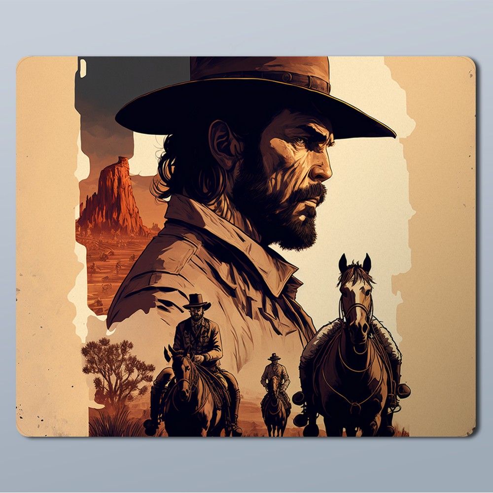 Коврик для мыши с принтом игра Red Dead Redmption (Вестерн, ковбои, Артур  Морган, PS, PC) - 11781 - купить с доставкой по выгодным ценам в  интернет-магазине OZON (978426421)