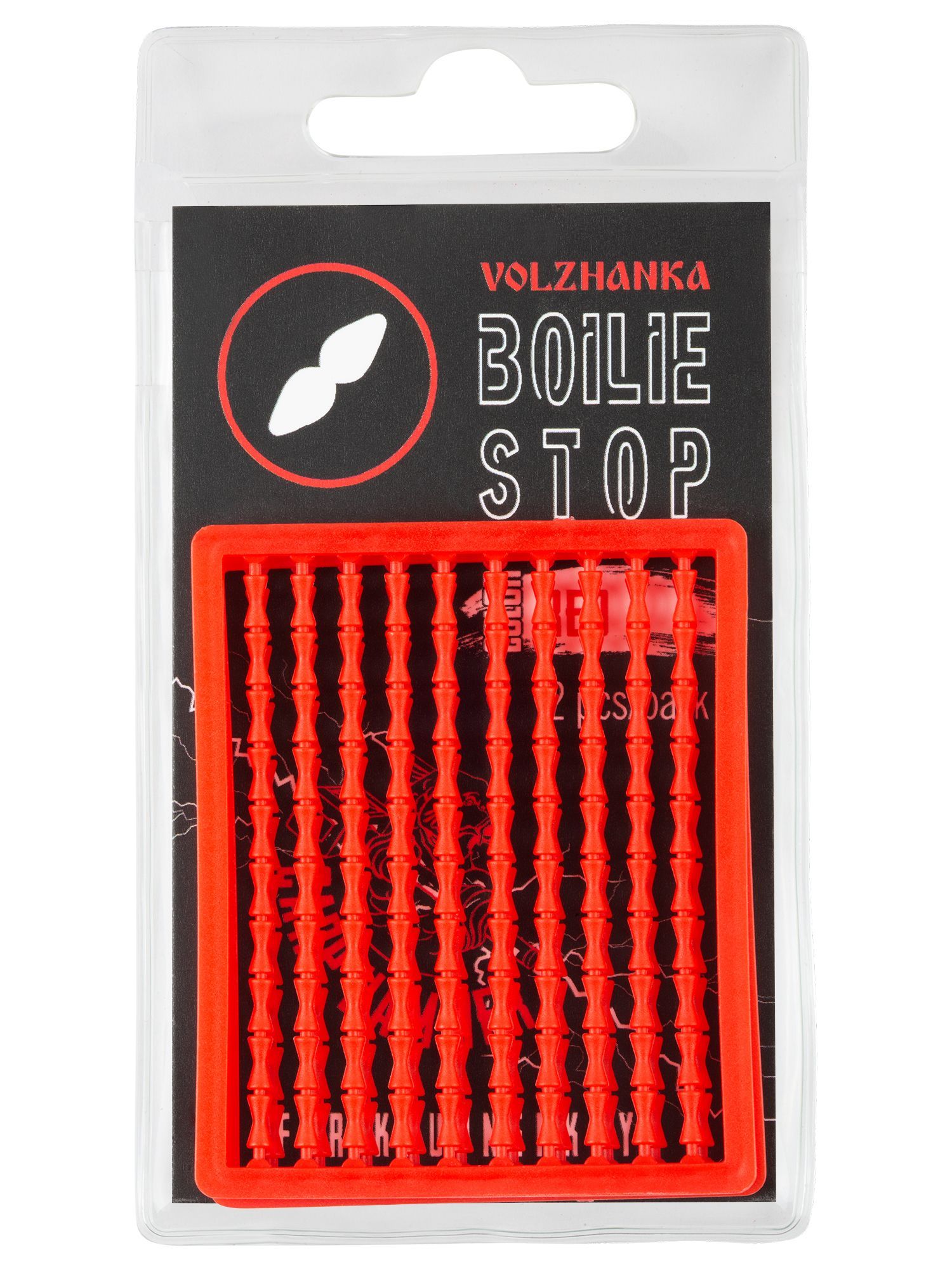 Carp Hammer Стопора для бойлов "Volzhanka Boilie Stop " цвет Red (2шт/уп)