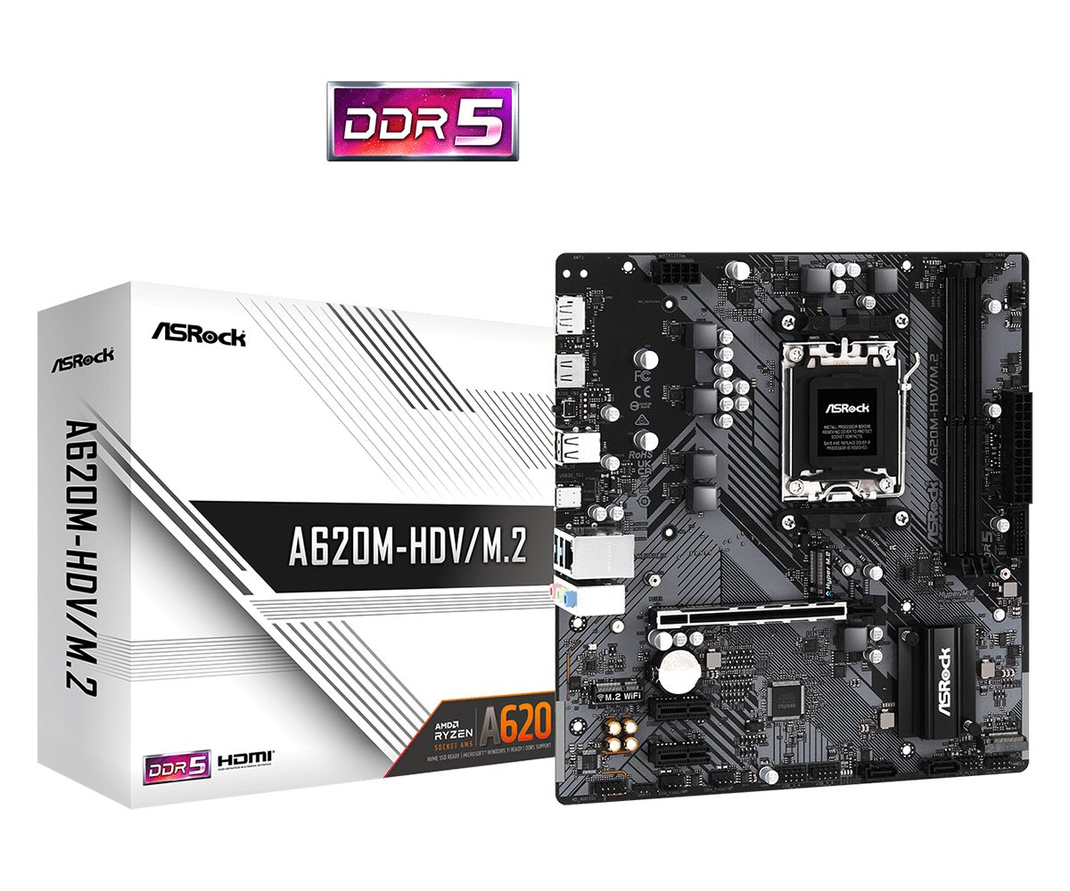 Материнская плата ASRock A620M-HDV/M.2