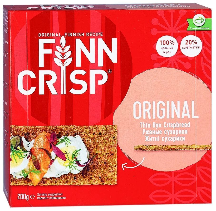 Хлебцы FINN CRISP Original 200 г из Финляндии