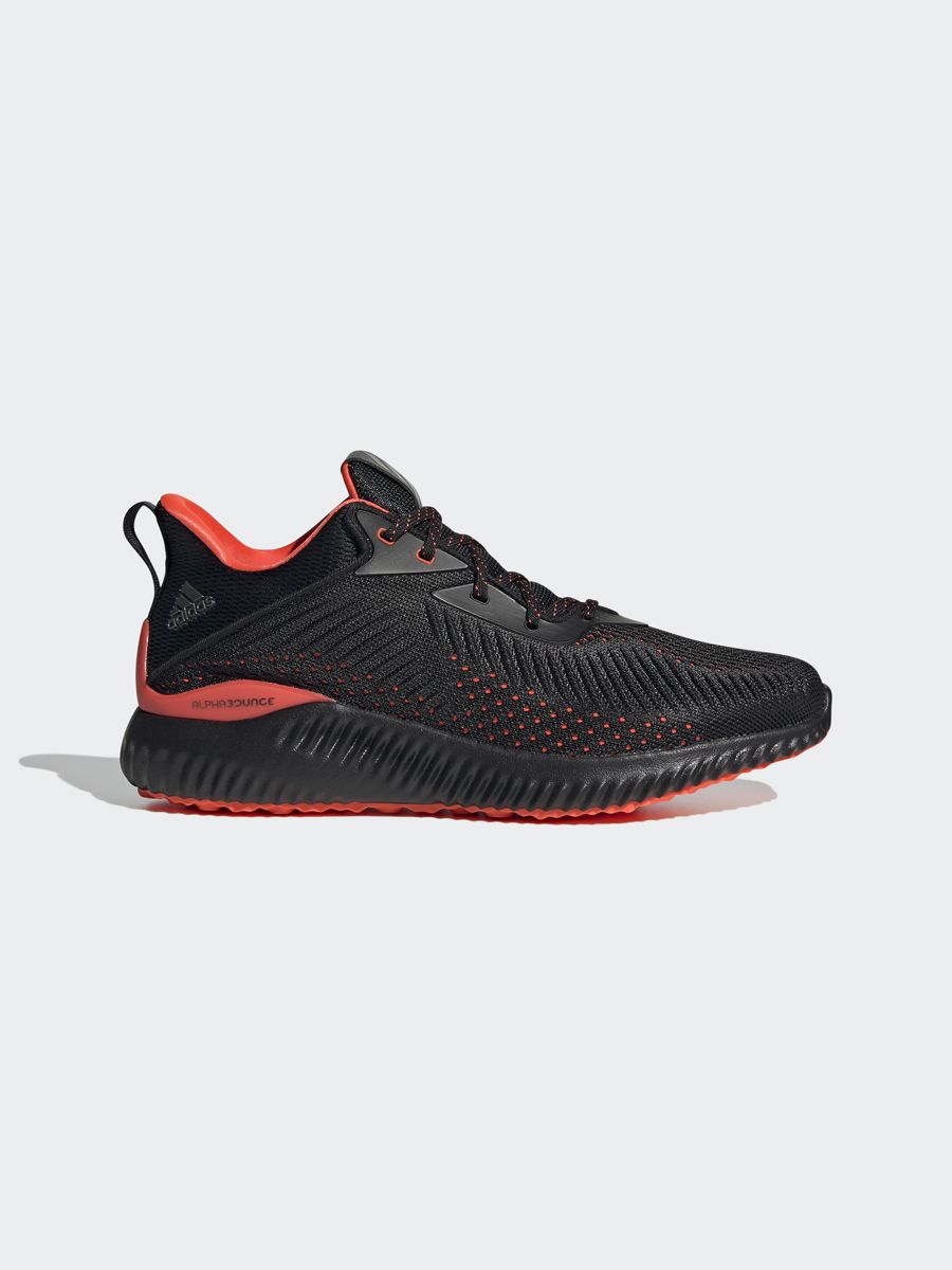 Adidas alphabounce store black orange