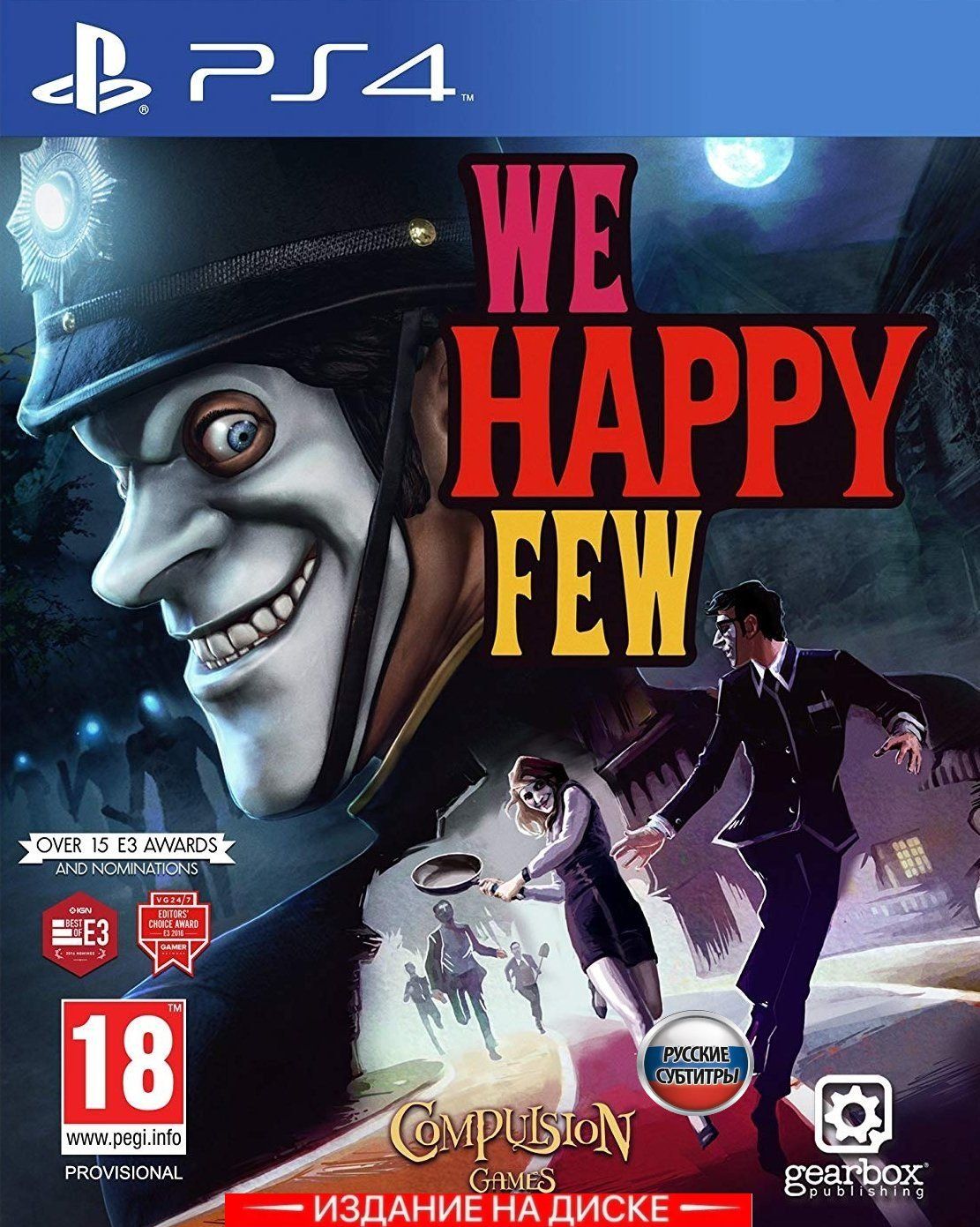 Игра We Happy Few (PlayStation 4, Русские субтитры) купить по низкой цене с  доставкой в интернет-магазине OZON (307250897)