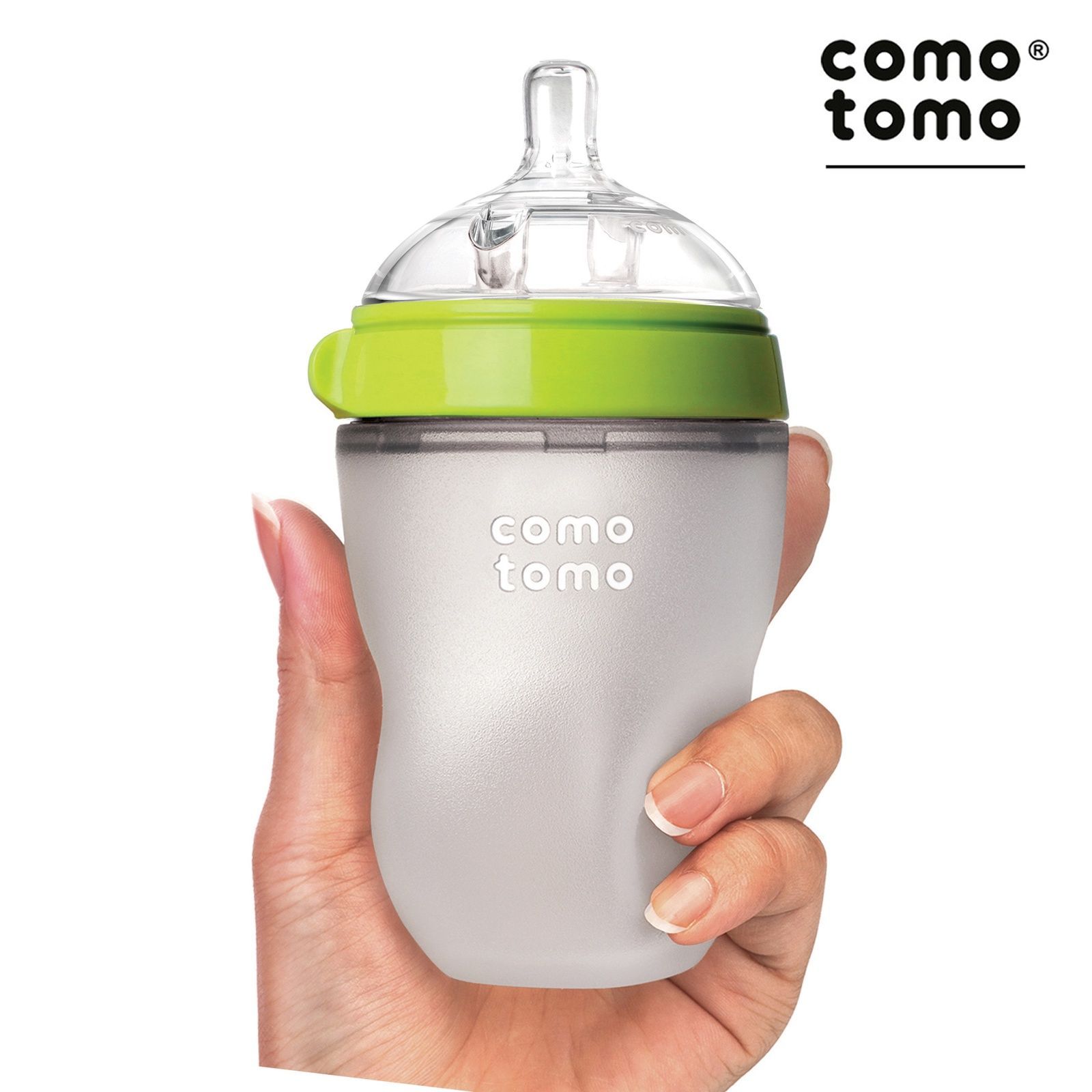 Бутылочка для кормления COMOTOMO, цвет зеленый (250 мл.) Comotomo Natural  Feel Baby Bottle - купить с доставкой по выгодным ценам в интернет-магазине  OZON (1507055839)