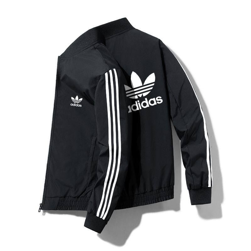 Adidas jacket with logo 2025 on back