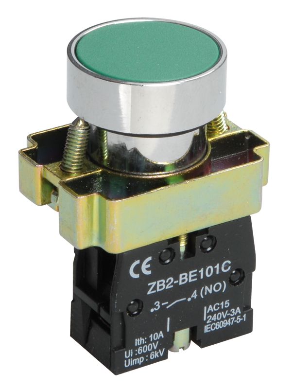 IEKКнопкауправленияLAY5-BA31безподсветкизеленая(BBT60-BA-K06)