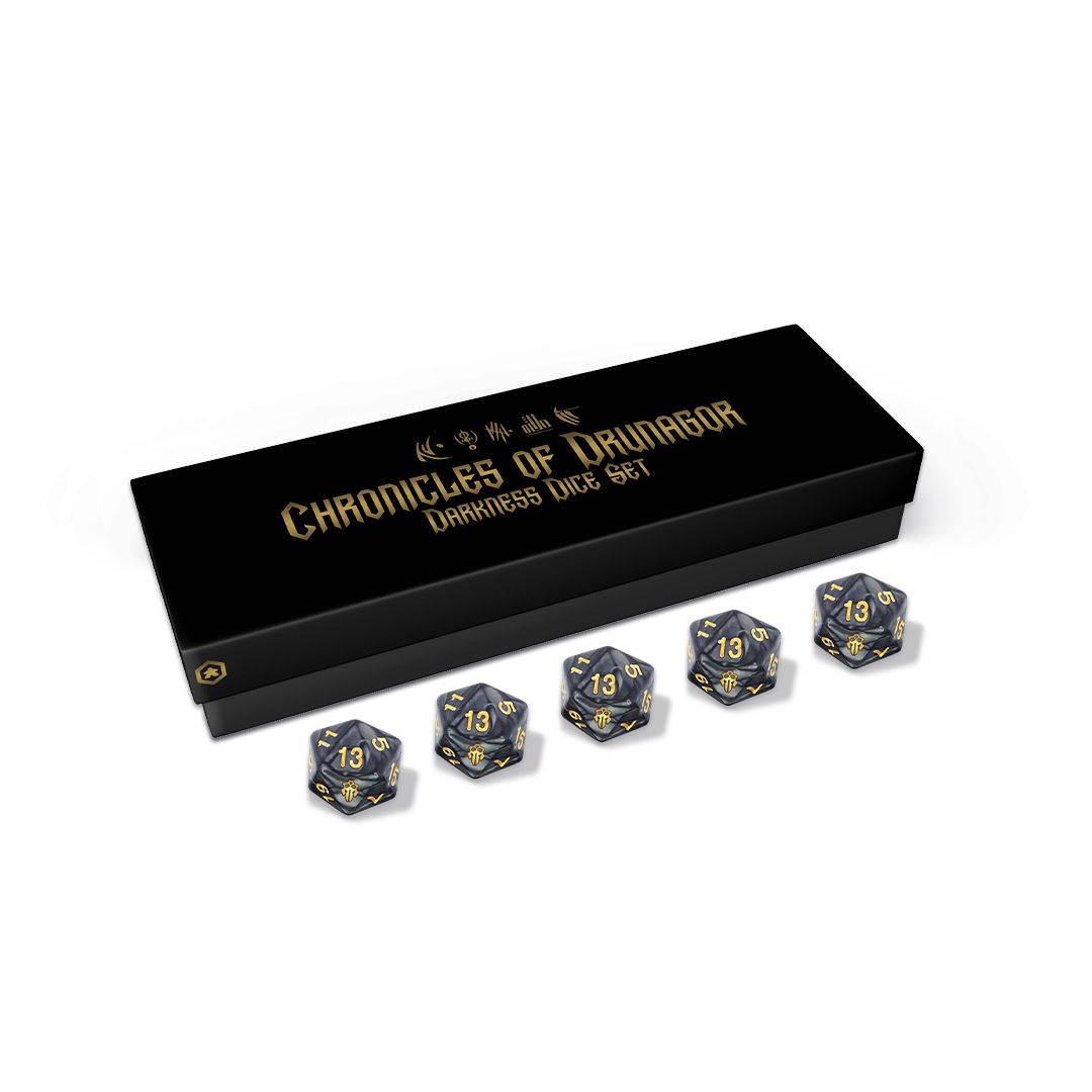 Аксессуар для настольной игры Chronicles of Drunagor. Age of Darkness. Dice  Set / Хроники Друнагора. Эпоха Тьмы Набор кубиков - купить с доставкой по  выгодным ценам в интернет-магазине OZON (1069431539)