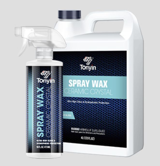 TW02B Керамический воск спрей SPRAY WAX CERAMIC CRYSTAL TONYIN, 4 л.