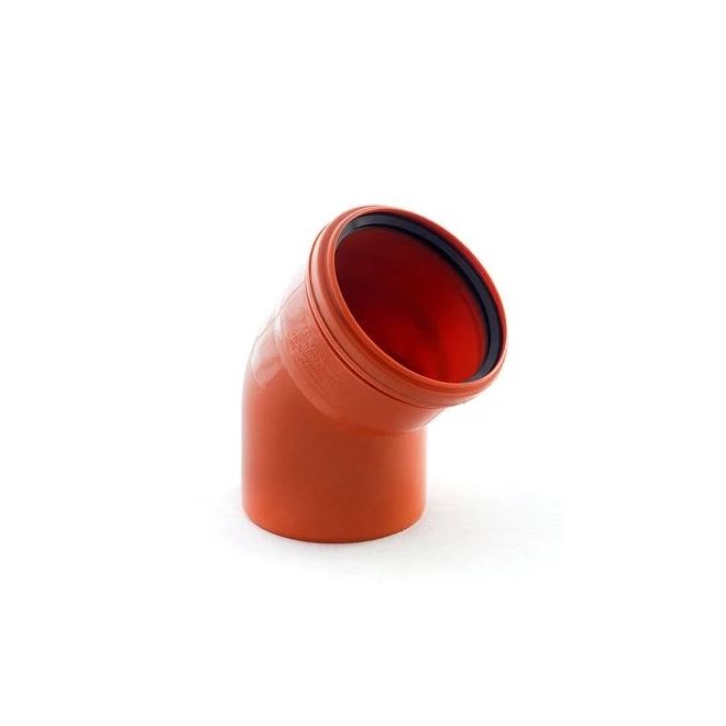 отвод 45 градусов 110 канализационная