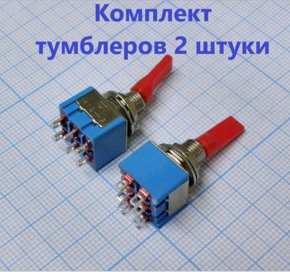 ТумблердвухполюсныйREXANTMTS202E1250В3А(2штуки)