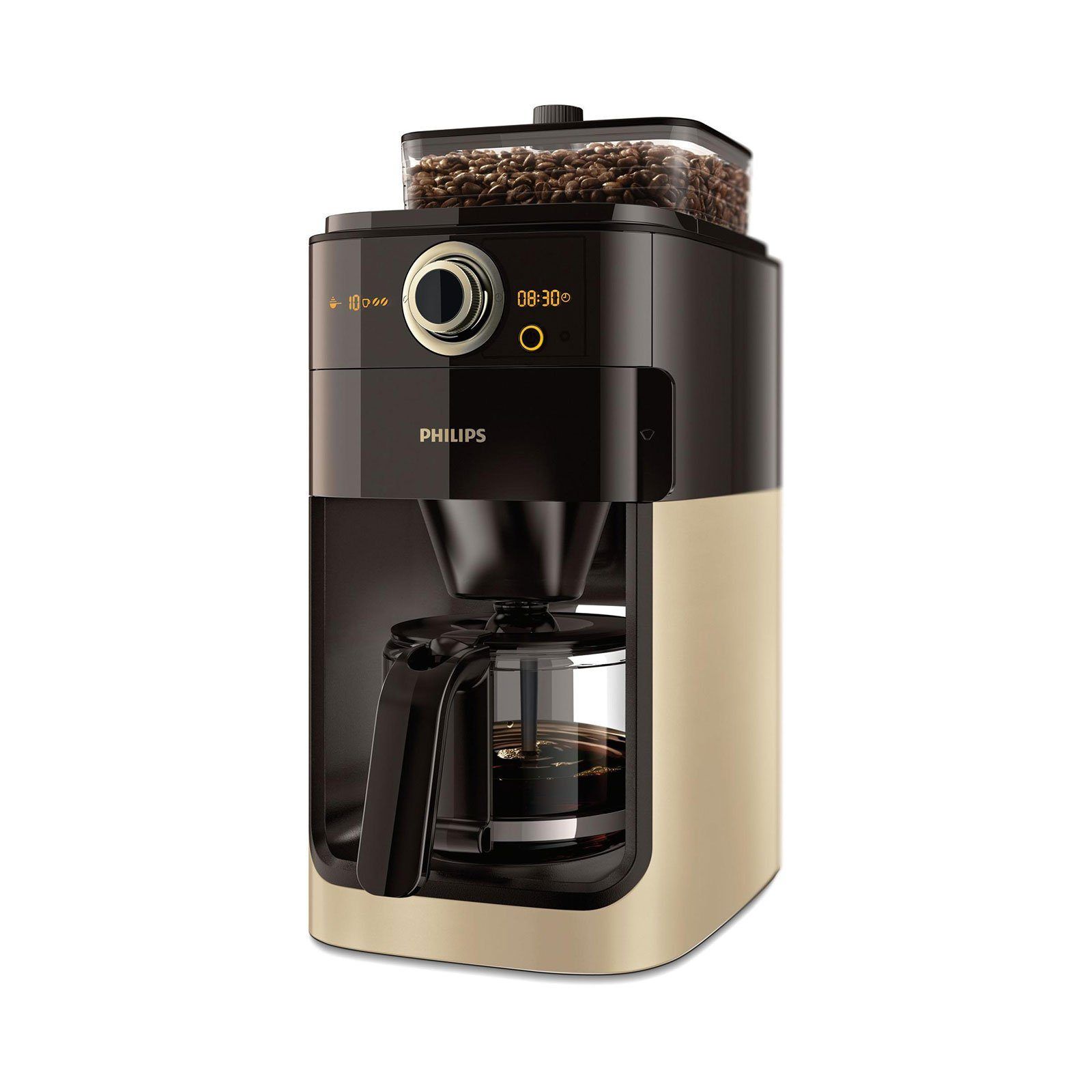 Топ зерновых кофемашин. Кофемашина Philips Grind & Brew hd7767/00. Кофемашина Филипс HD 7769. Кофеварка Philips Grind & Brew.