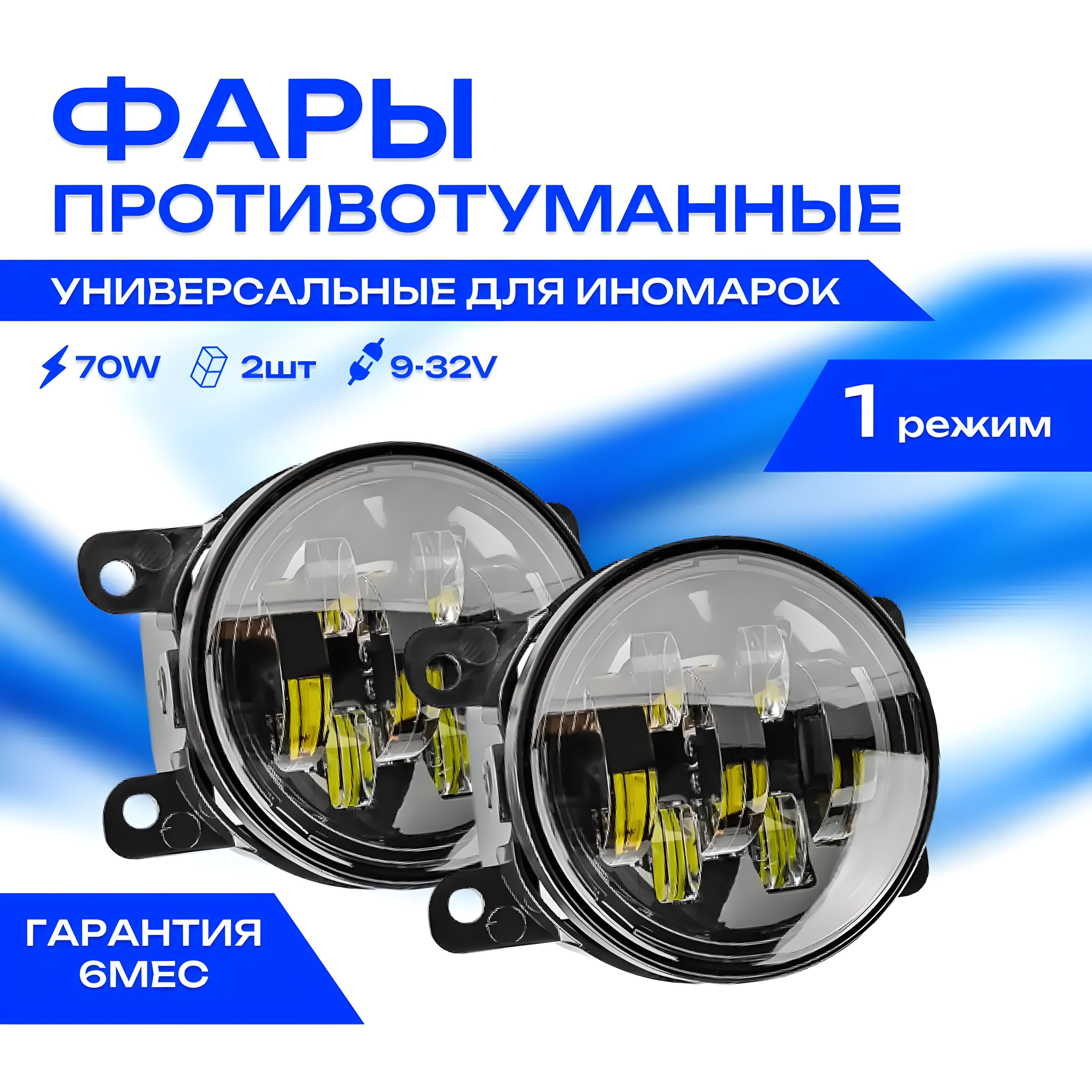 Купить Противотуманки Рено Светодиодные