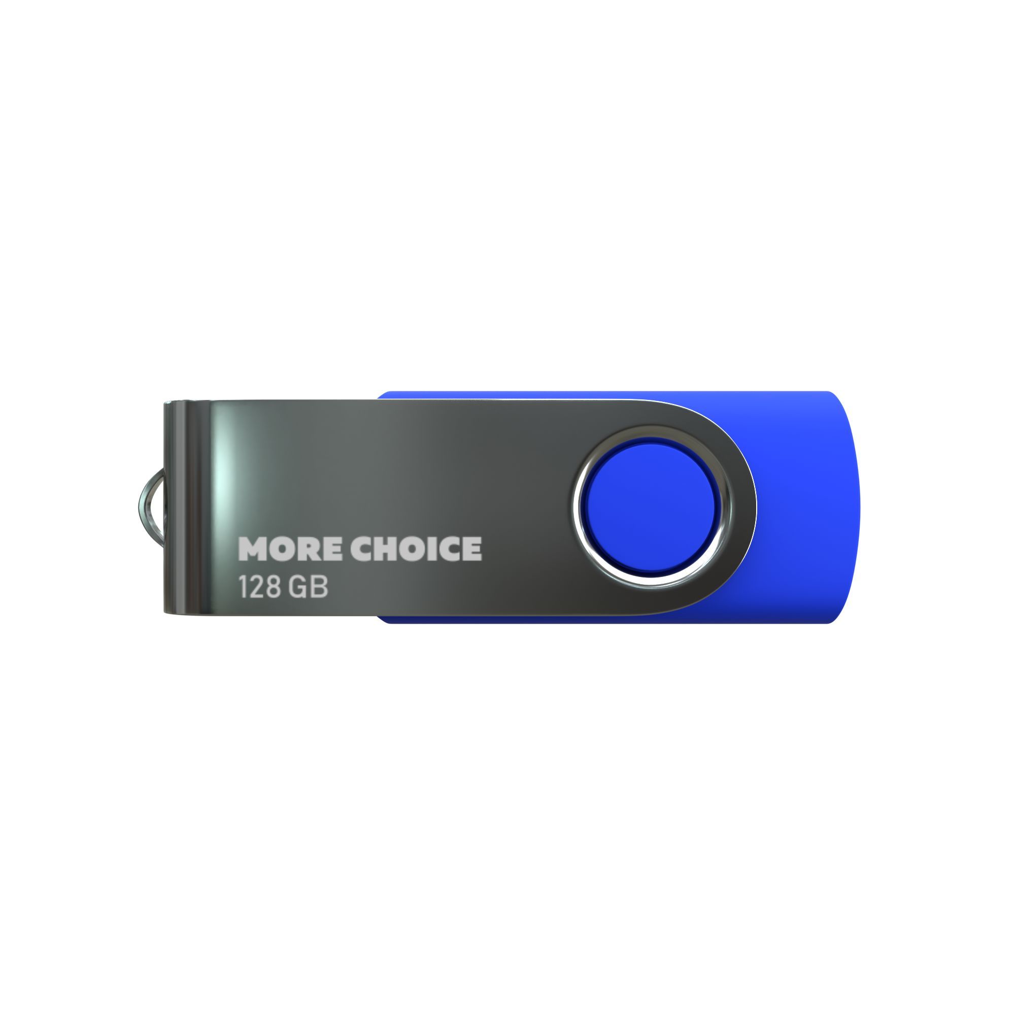 ФлешнакопительпамятиUSB128GB2.0MoreChoiceMF128-4(Blue)