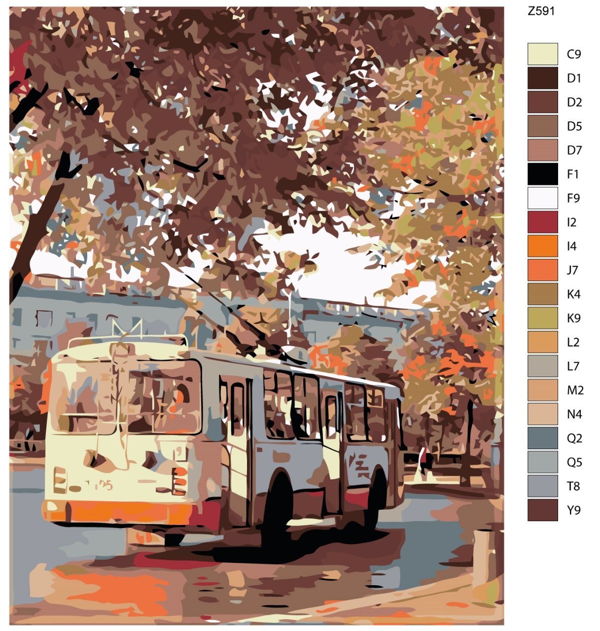Картина по номерам Z-591 
