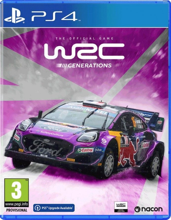 Игра WRC Generations (PlayStation 4, PlayStation 5, Русские субтитры)