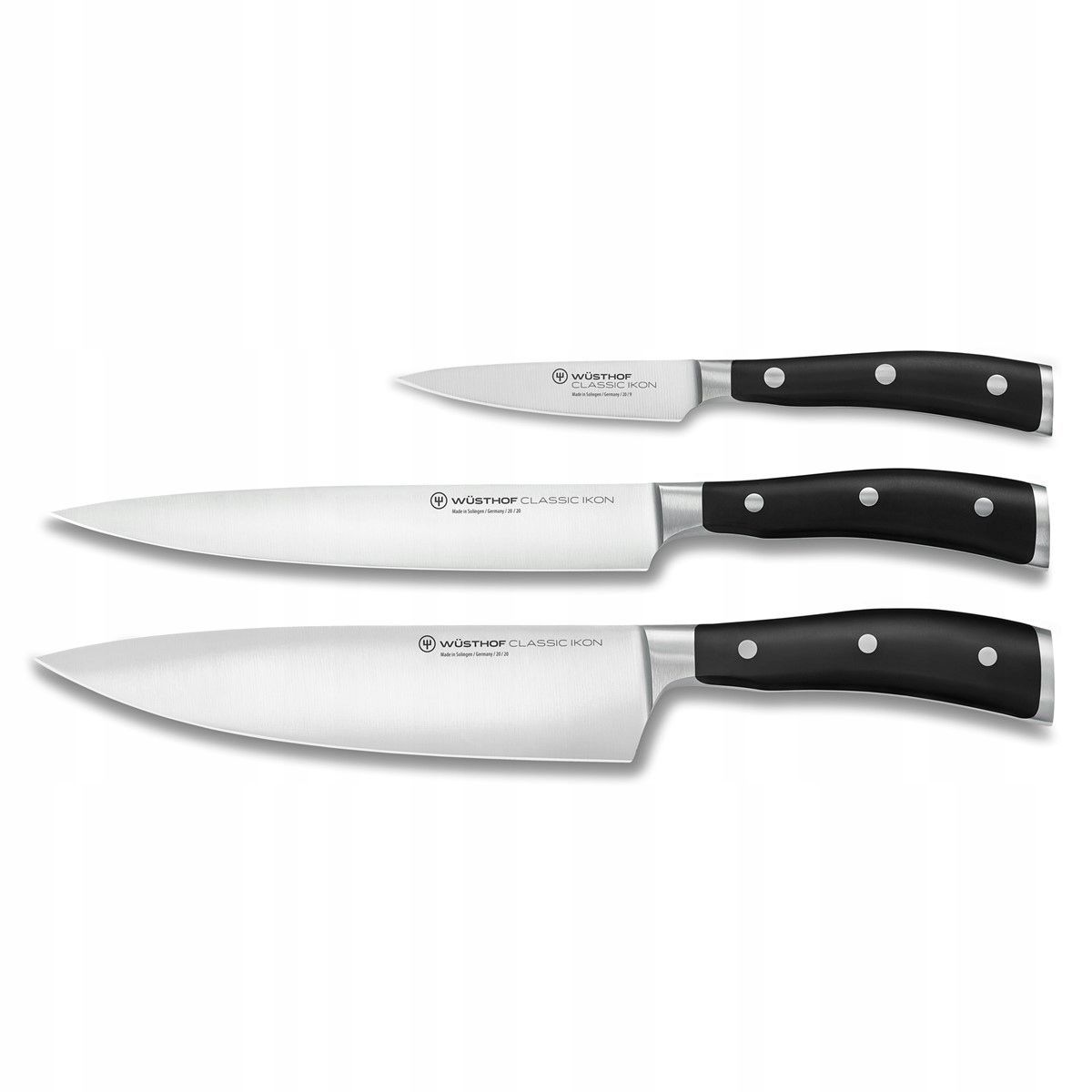 Ножи золинген купить. Wusthof Classic. Сет из 3 ножей Wusthof. Wusthof ножи.