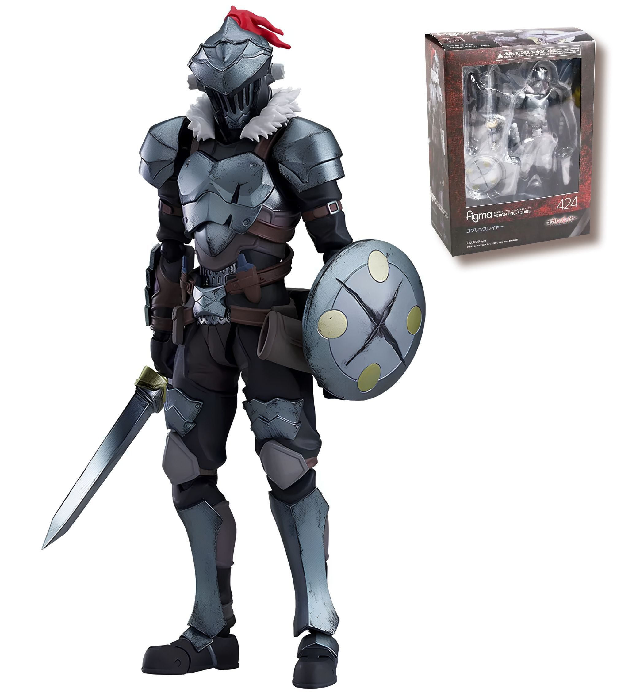 Фигурка Убийца гоблинов / Goblin Slayer figma 424 (15см) - купить с  доставкой по выгодным ценам в интернет-магазине OZON (1340606422)