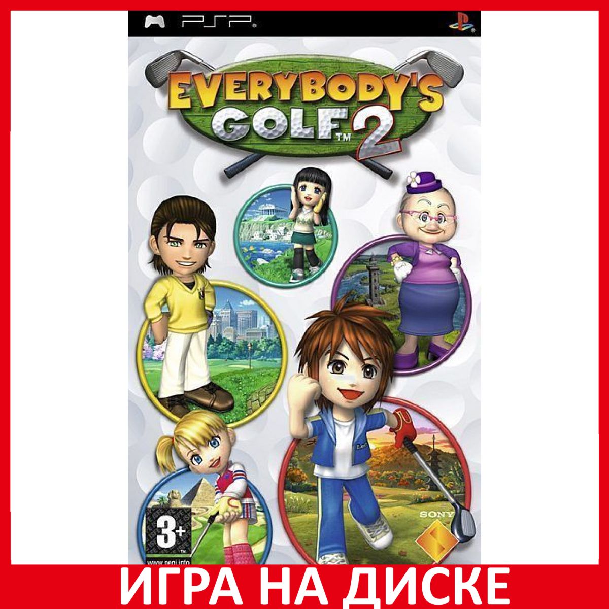 Игра Everybodys Golf 2 (PlayStation Portable (PSP), Английская версия)