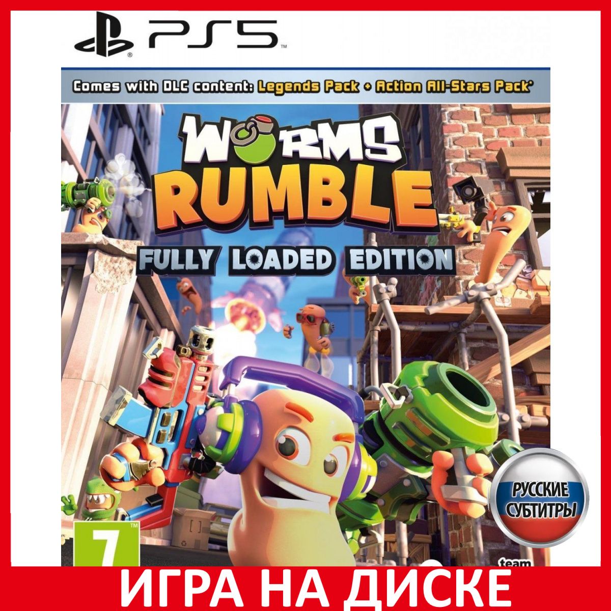 Игра Worms Rumble Fully Loaded Edit_PlayStation 5 (PlayStation 5, Русские  субтитры) купить по низкой цене с доставкой в интернет-магазине OZON  (308043859)