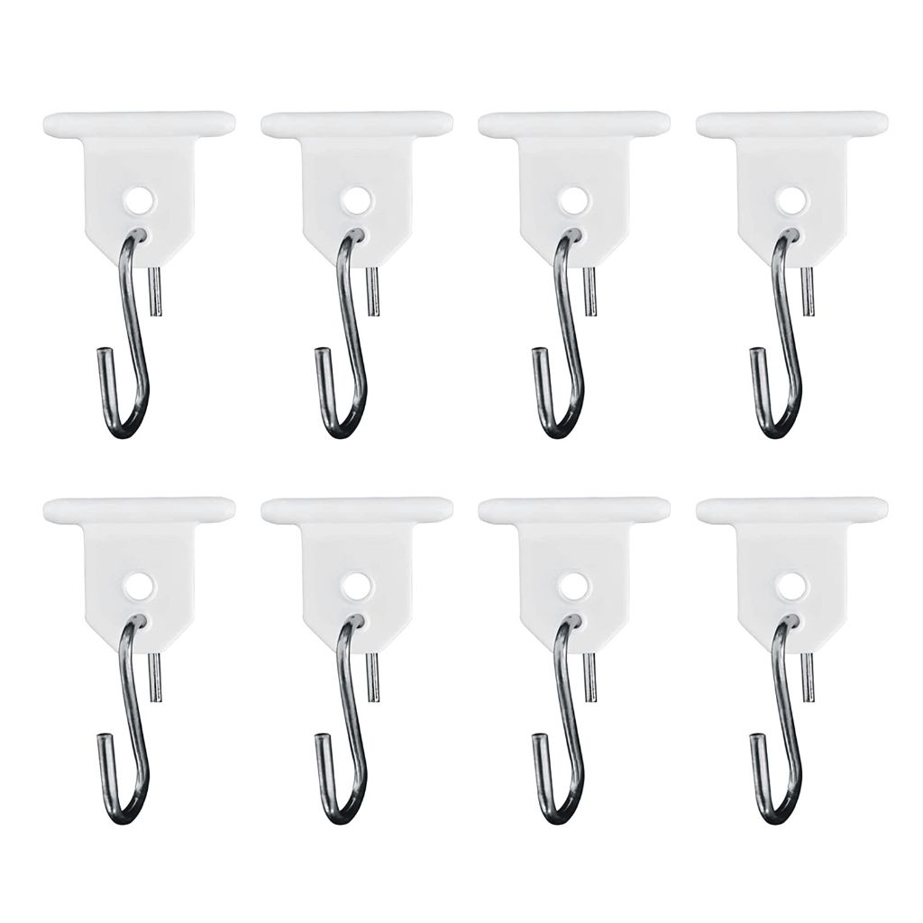 (1 комплект из 8) крючков для тента Rv-белое двойное отверстие с крючком