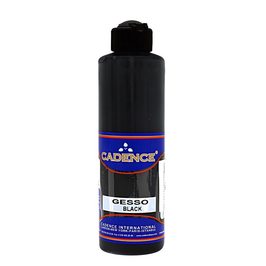 Акриловый грунт Cadence Gesso, 250 ml. Black