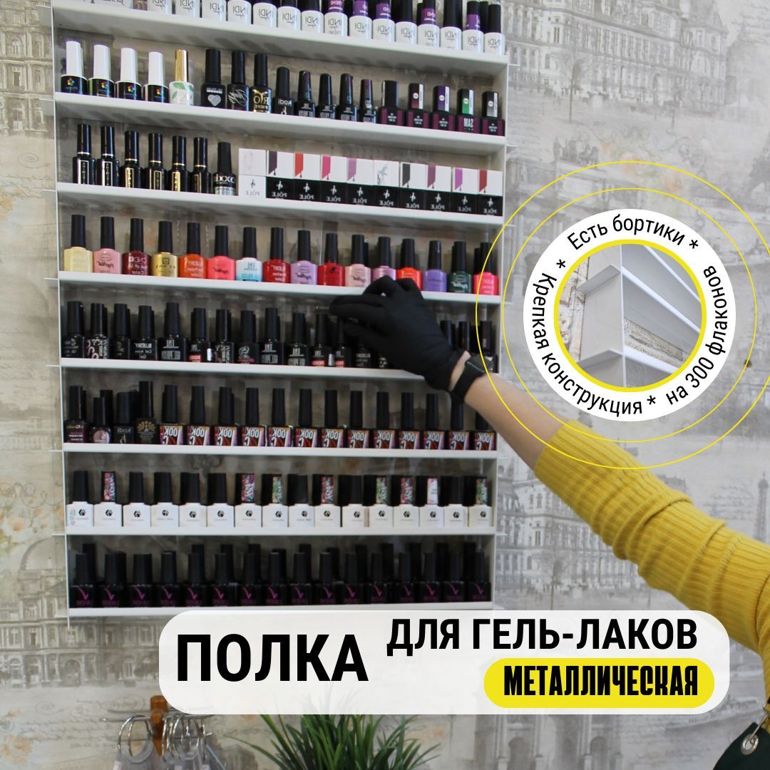 Полка для лаков для ногтей купить недорого в интернет-магазине РуКомфорт