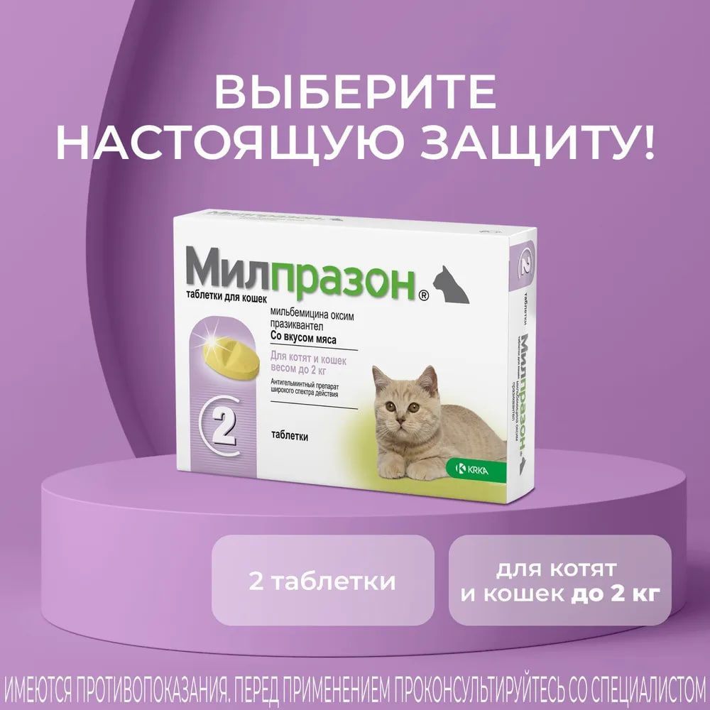 Милпразон для кошек