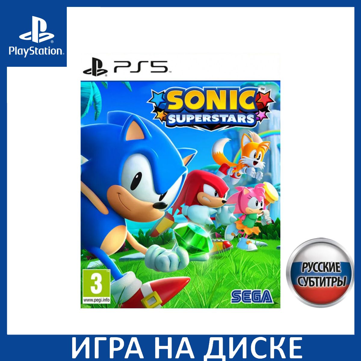 Игра Sonic Superstars (PlayStation 5, Русские субтитры) купить по низкой  цене с доставкой в интернет-магазине OZON (1242332465)