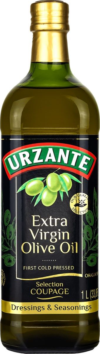 Масло оливковое 1,0л Помас Urzante, s.l.. Оливковое масло Urzante Extra Virgin, 500 мл рафинированное.
