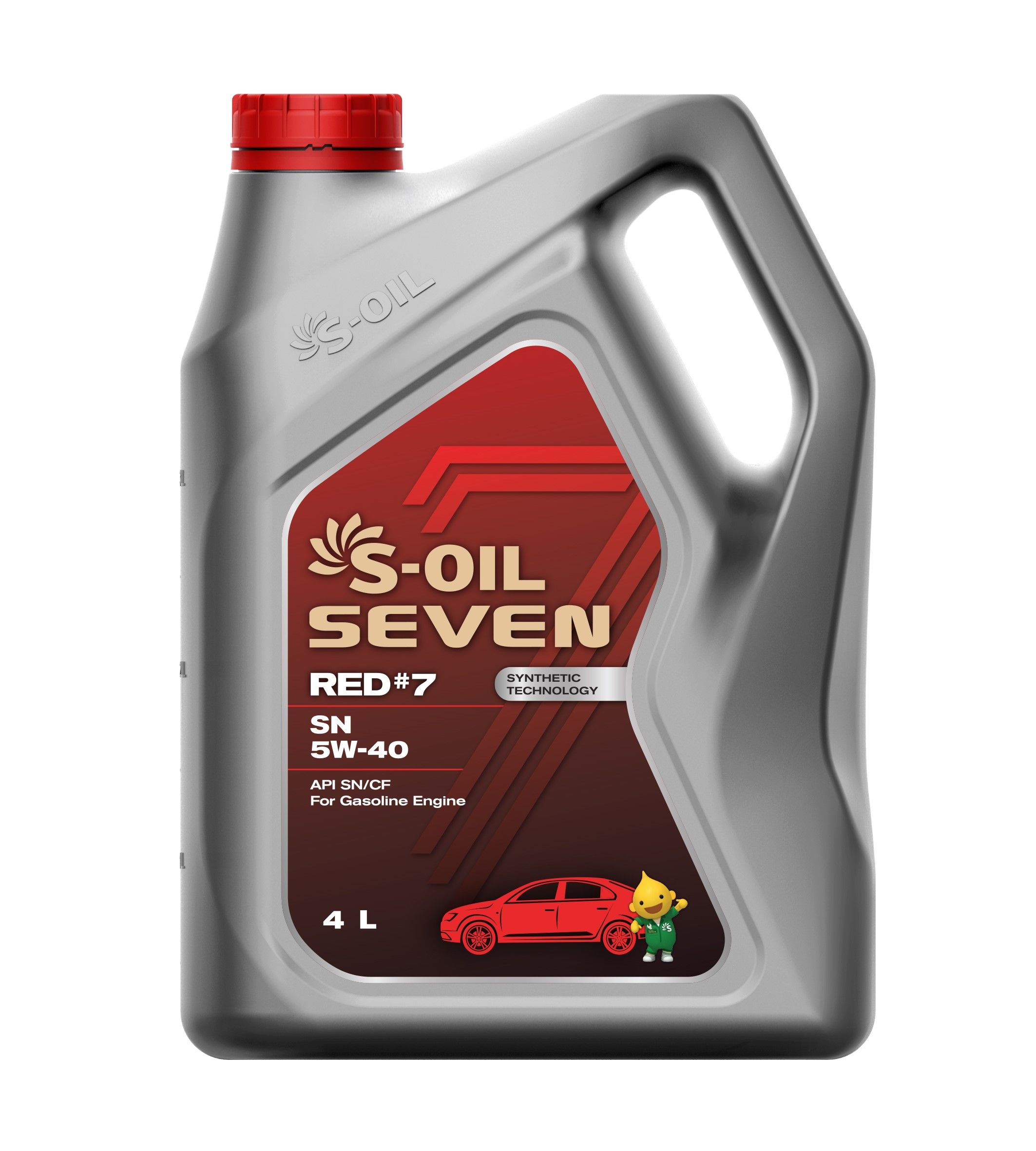 S-OILSEVENRED#7SN/CF5W-40Масломоторное,Синтетическое,4л