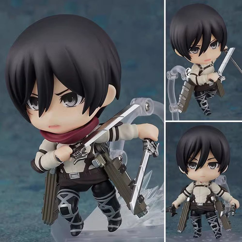 Фигурка нендороида атака титанов финальный сезон Микаса Акkерман / Attack  on Titan Mikasa Ackerman Подарки для болельщиков 10 см - купить с доставкой  по выгодным ценам в интернет-магазине OZON (1283535556)