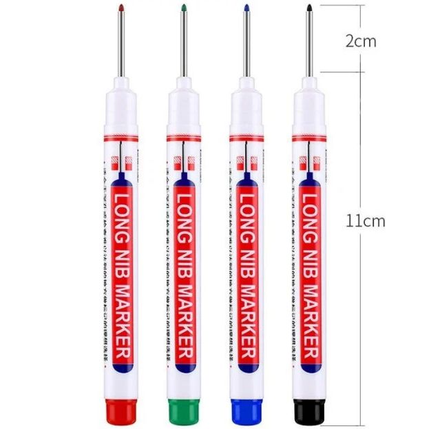 Маркерперманентный,сдлиннымстержнем,строительный,тонкий,сдлиннымнаконечником,дляразметки,